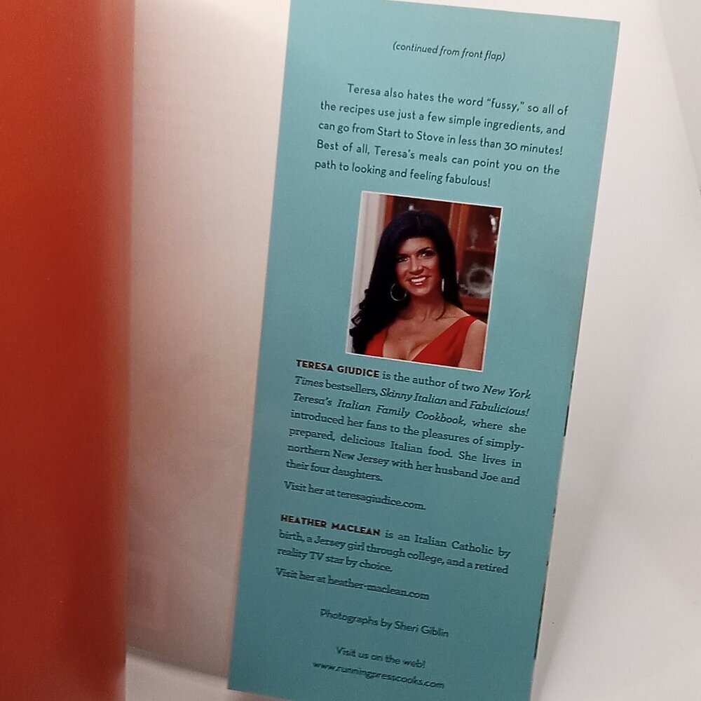 Housewife Villain TERESA Giudice FABULICIOUS FAST & FIT Italian Recipes Cookbook - Picture 11 of 11